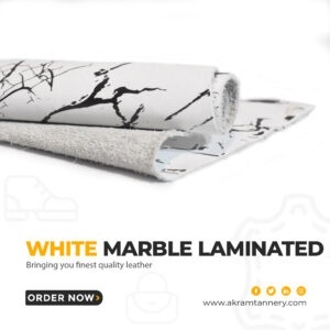 White Marble Leather